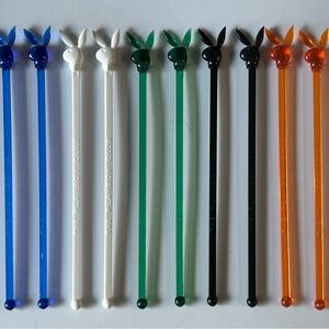 PLAYBOY Colorful Stir Sticks Collection - Set of 10